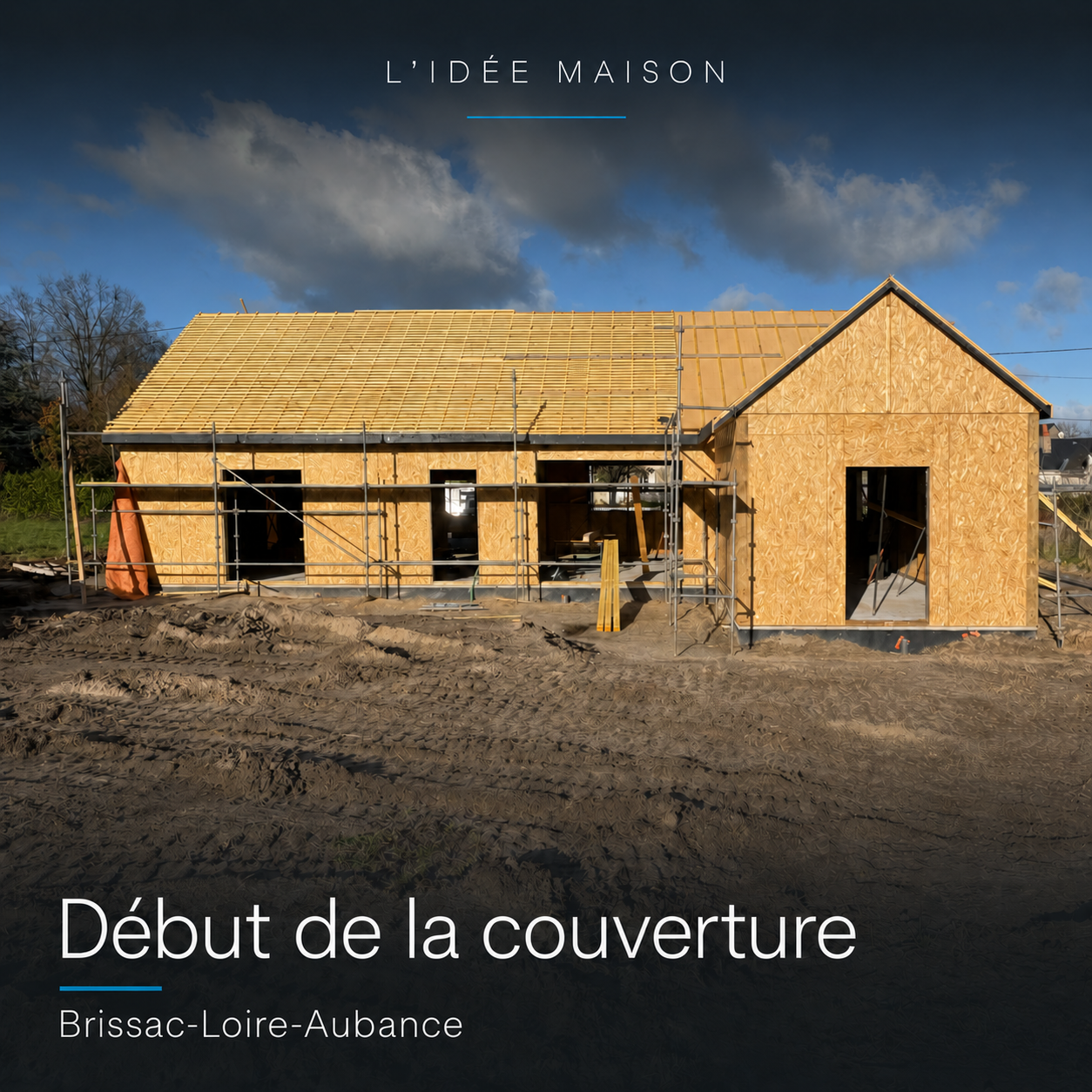 Chantier - D&eacute;but de la couvertre
